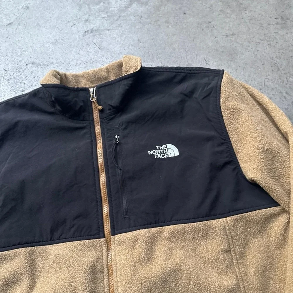 Vintage The North Face Men's Butter Black TNF Black Highest Peak Full-Zip Jacket